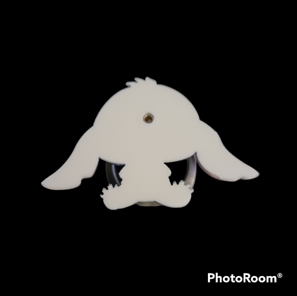 DISNEY STITCH ACRYLIC/METAL PHONE RING & STANDS UNIVERSAL.  LILO & STITCH - Picture 3 of 4